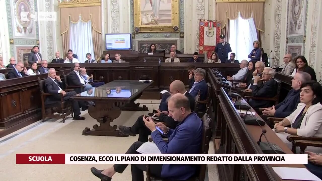 Cosenza, ecco il piano di dimensionamento redatto dalla provincia