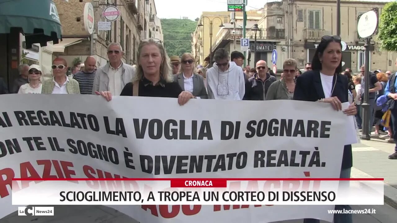 Scioglimento, a Tropea un corteo di dissenso