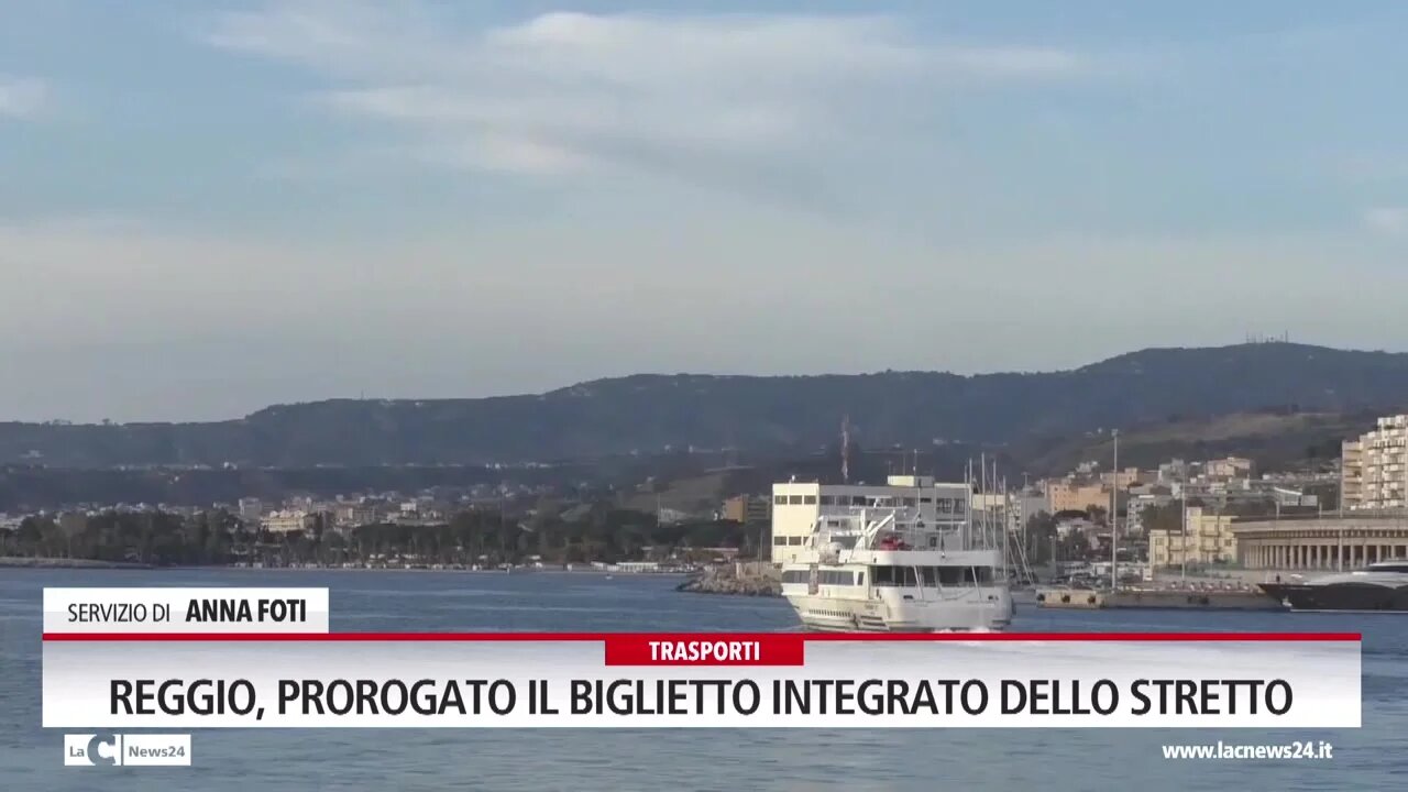 Reggio, prorogato il biglietto integrato dello stretto