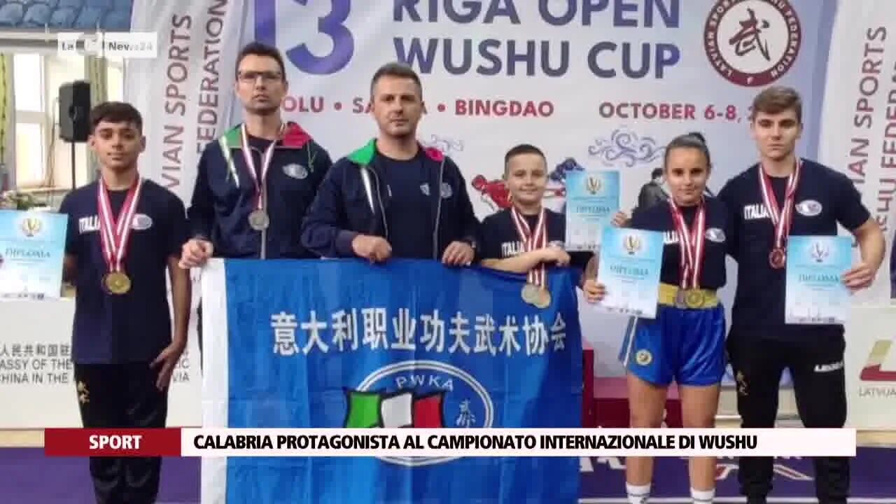 Calabria protagonista al campionato internazionale di Wushu