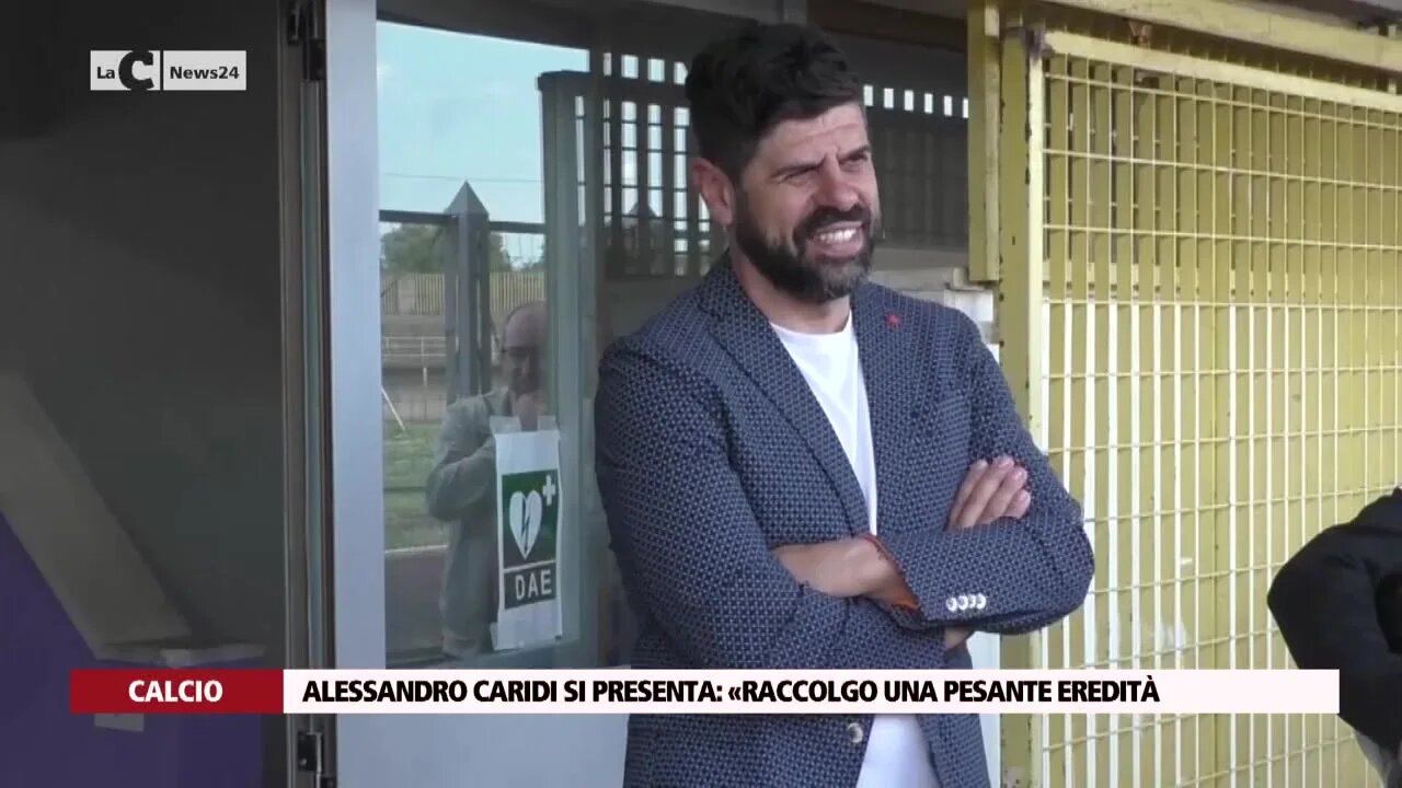 Alessandro Caridi si presenta: «Raccolgo una pesante eredità»