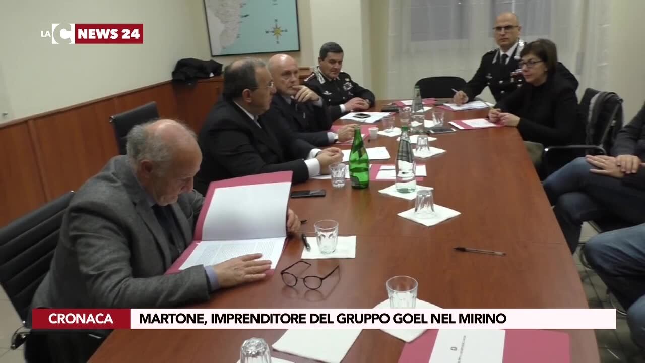 Martone, imprenditore del gruppo Goel nel mirino