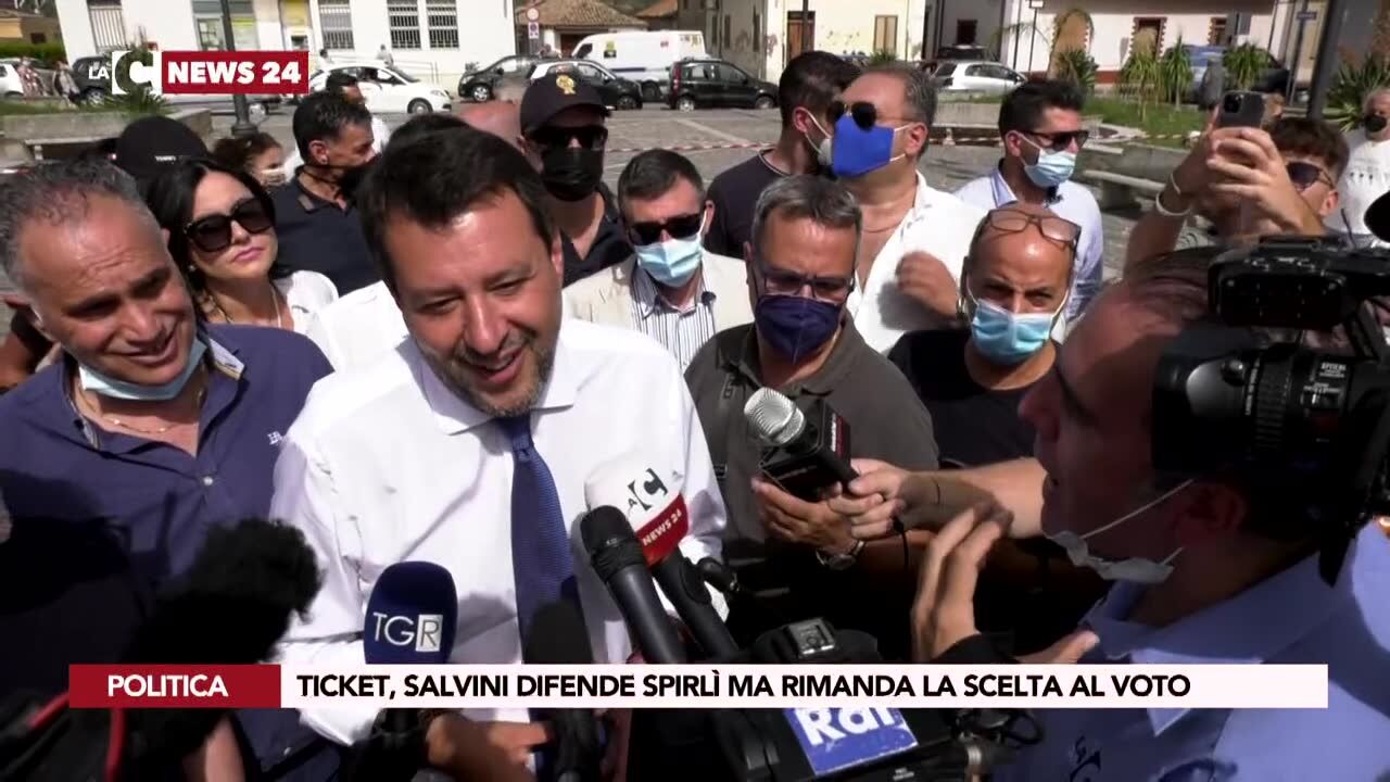 Regionali, su Spirlì vice Salvini rimanda la scelta al voto: «Decidono i calabresi»
