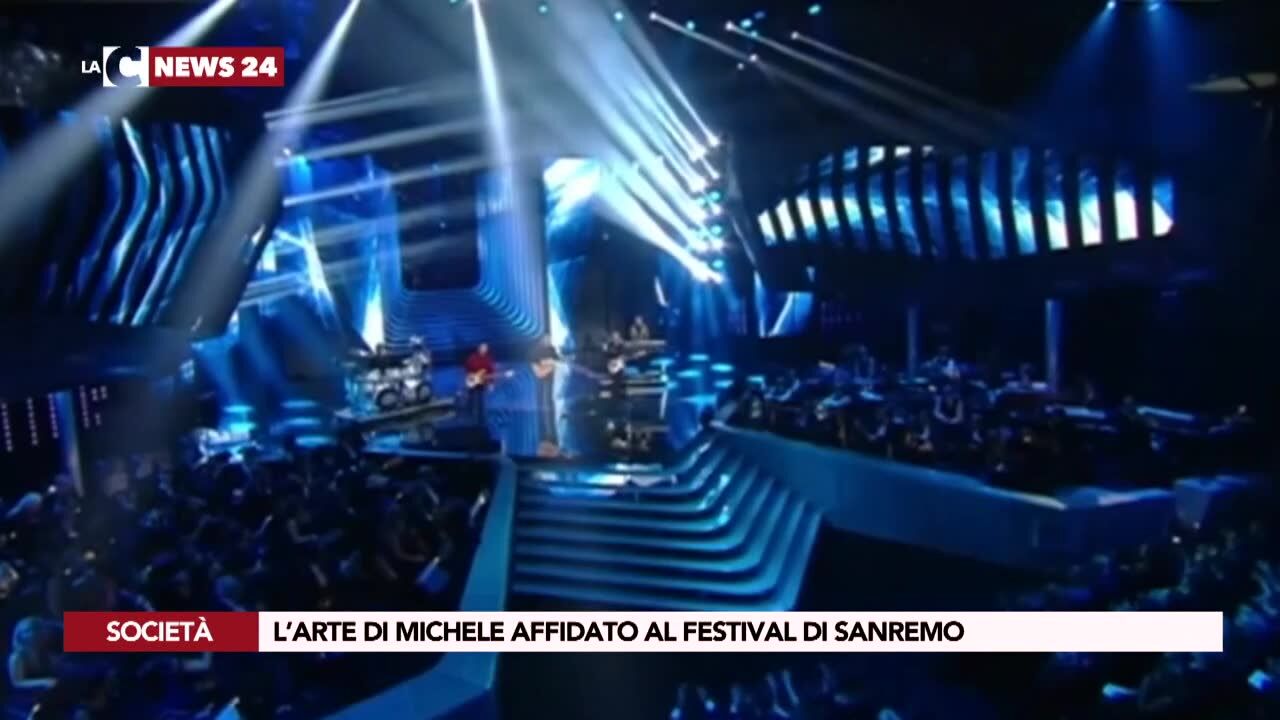 L’arte di Michele Affidato al Festival di Sanremo