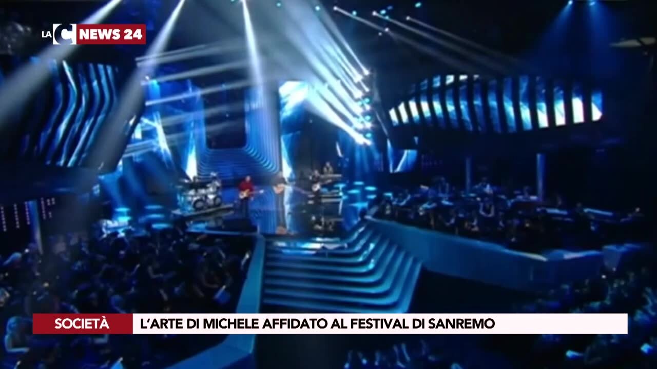 L’arte di Michele Affidato al Festival di Sanremo con i suoi premi speciali