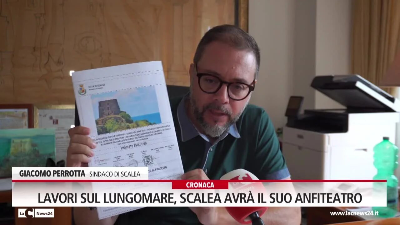 Lavori sul lungomare, Scalea avrà il suo anfiteatro