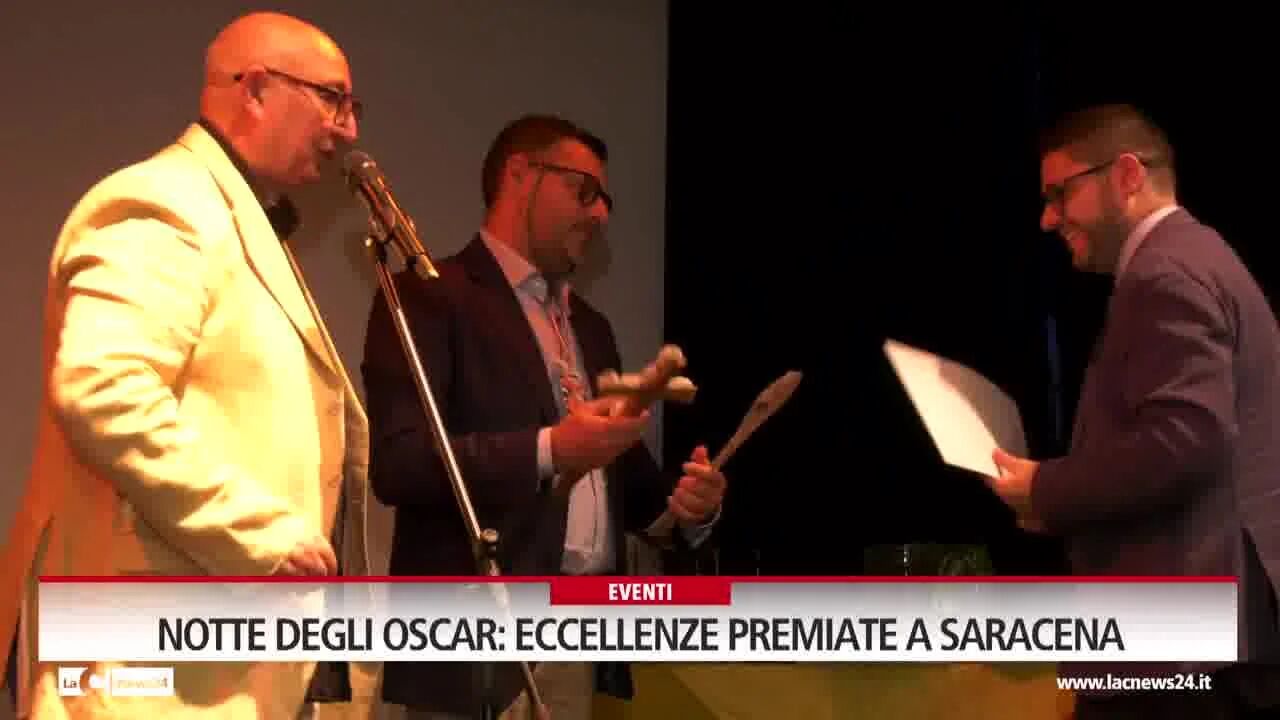 Notte degli Oscar, eccellenze premiate a Saracena
