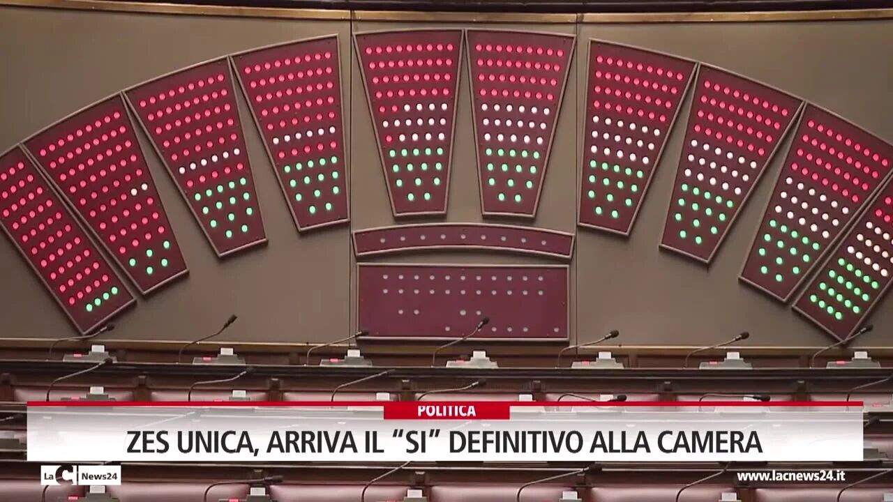 Zes unica, arriva il “si” definitivo alla Camera