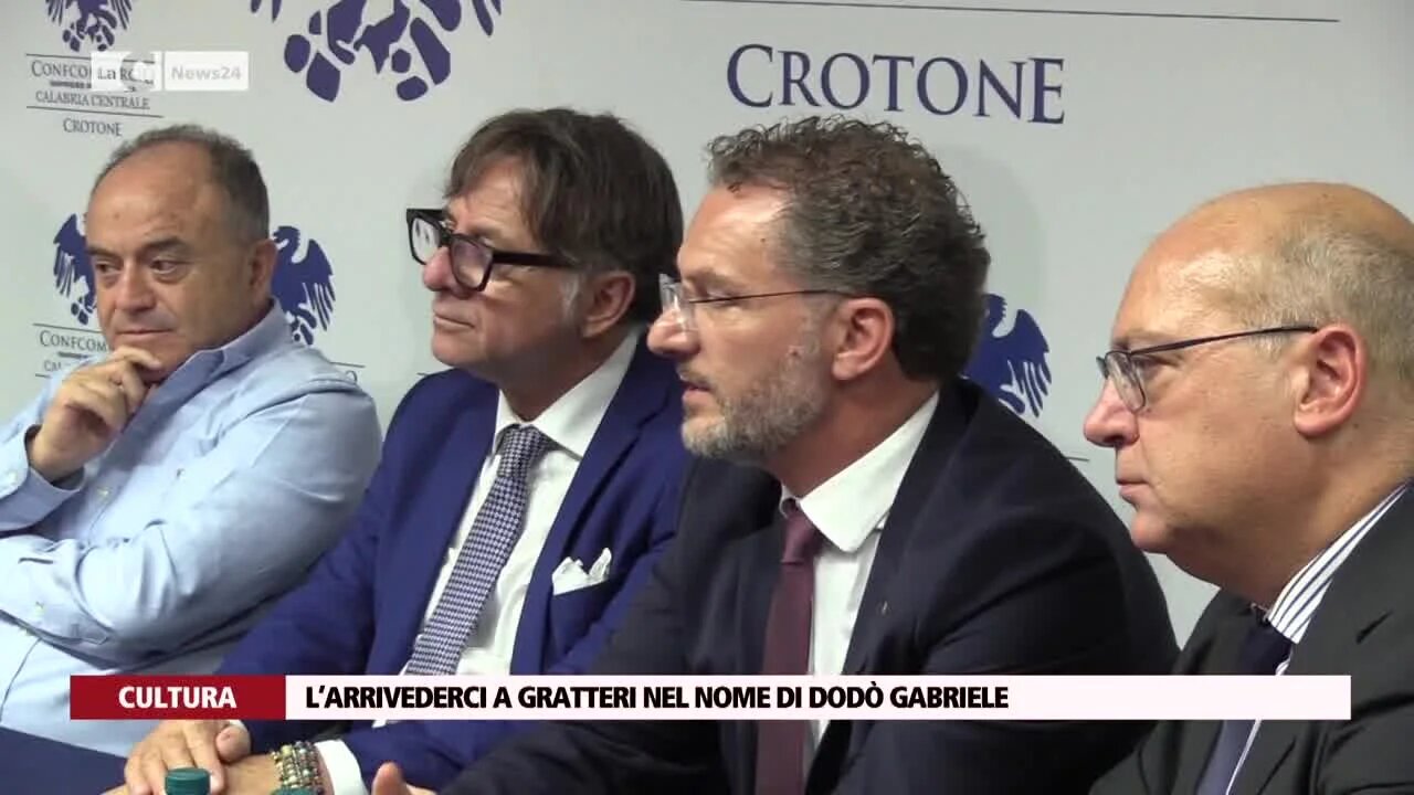 L’arrivederci a Gratteri nel nome di Dodò Gabriele