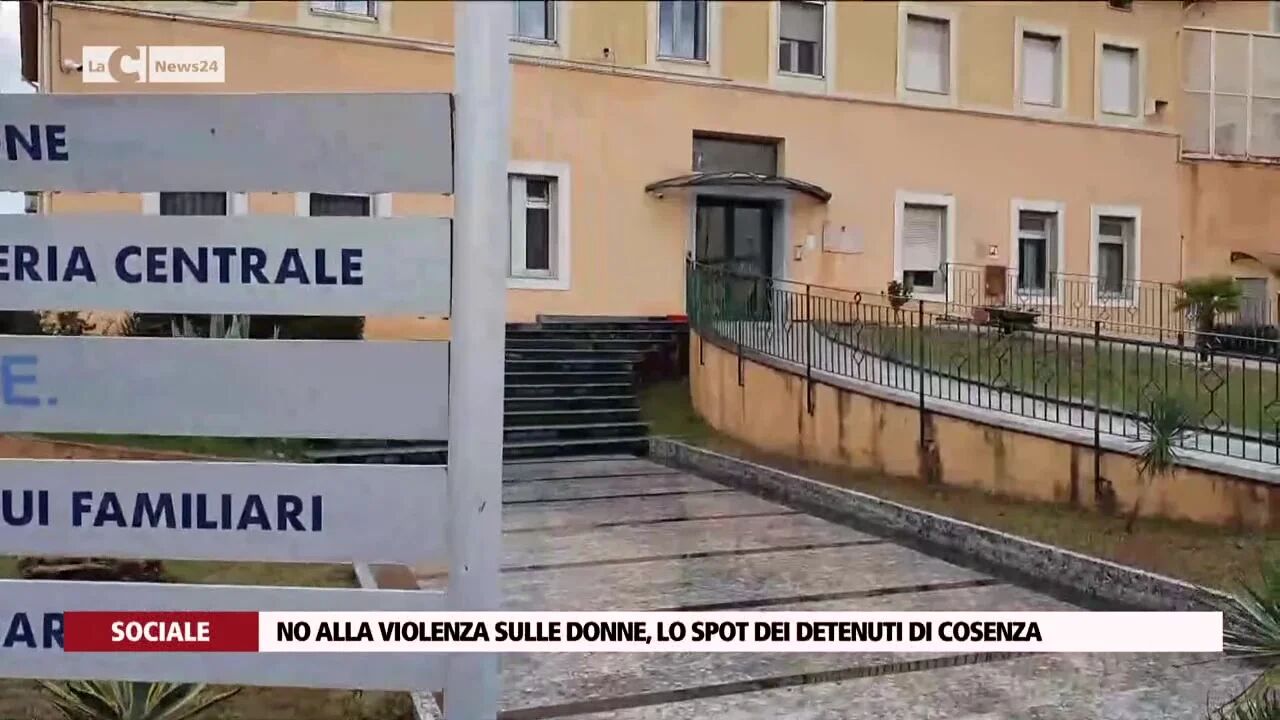 No alla violenza sulle donne, lo spot dei detenuti di Cosenza