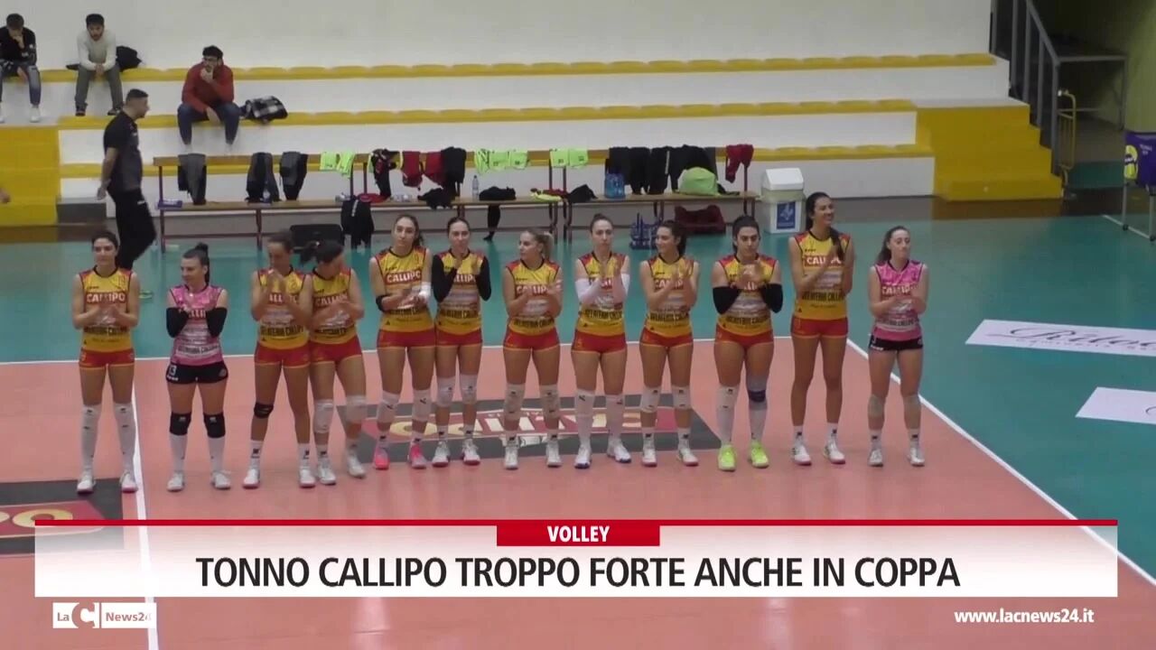 Tonno Callipo troppo forte anche in coppa