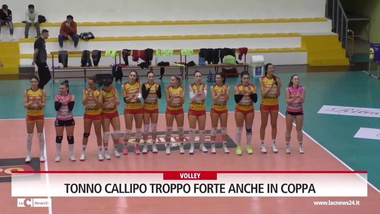 Tonno Callipo troppo forte anche in coppa