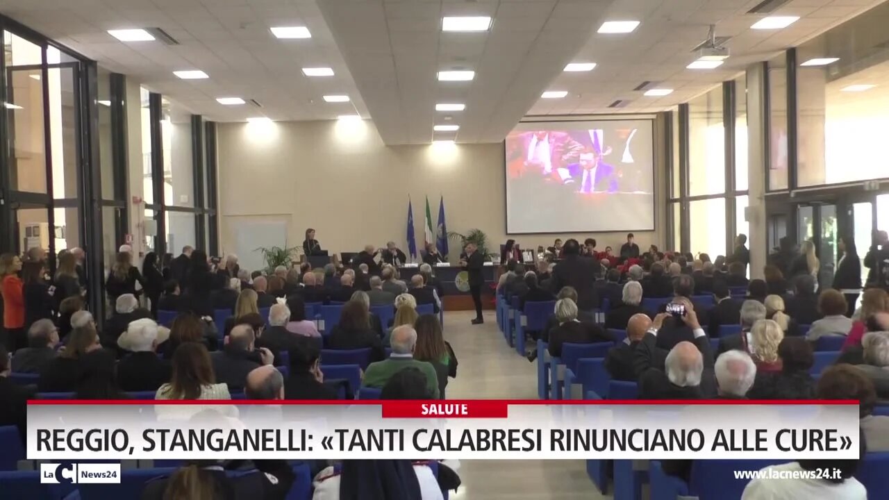 Reggio, Stanganelli: «Tanti calabresi rinunciano alle cure»