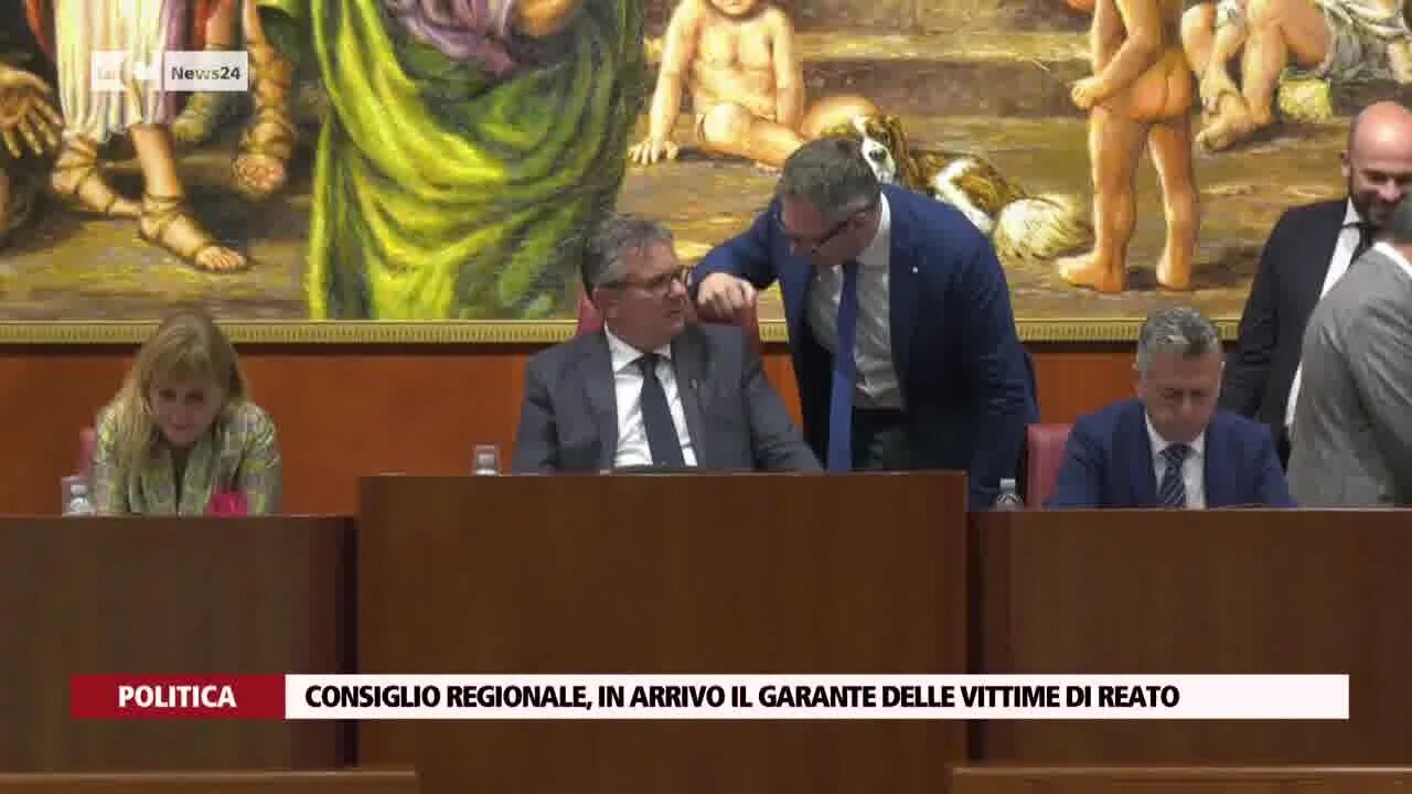 Consiglio regionale, in arrivo il Garante delle vittime di reato