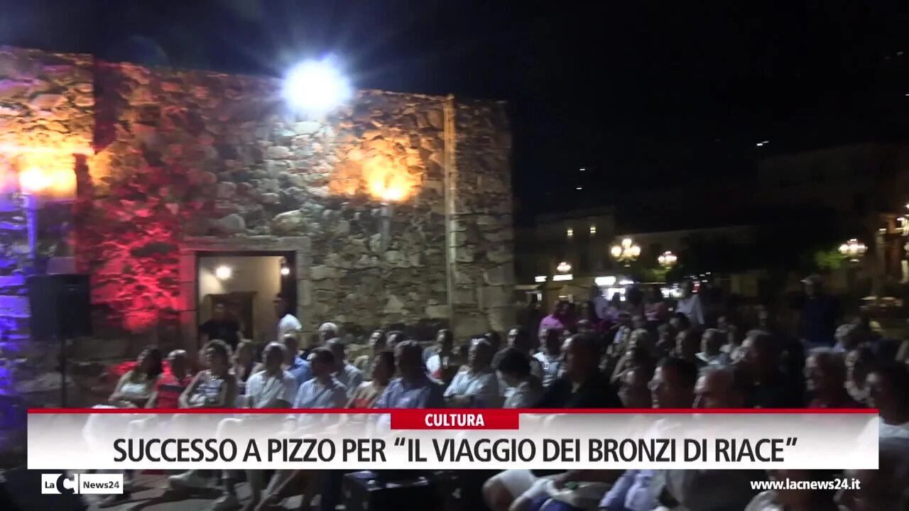 Successo a Pizzo per il viaggio dei Bronzi di Riace