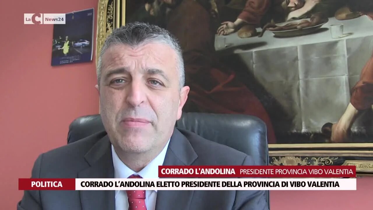 Corrado L’Andolina eletto presidente della Provincia di Vibo Valentia