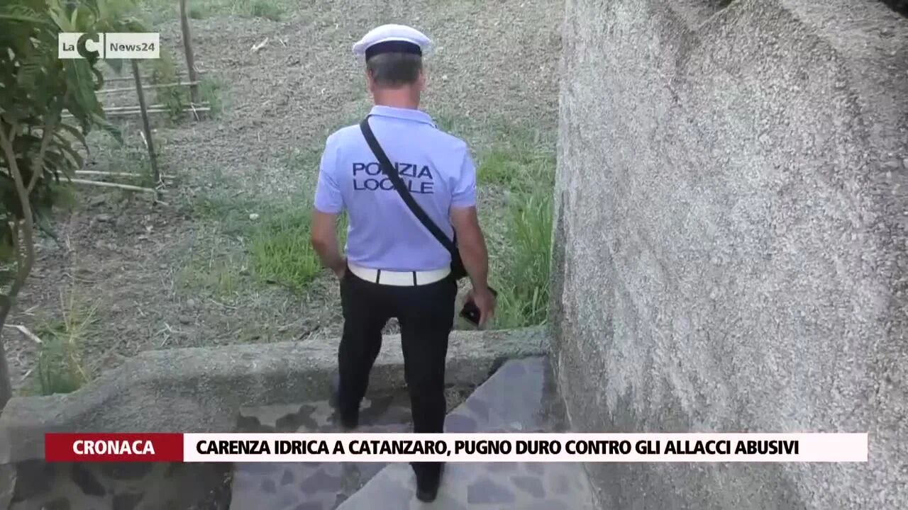 Carenza idrica a Catanzaro, pugno duro contro gli allacci abusivi