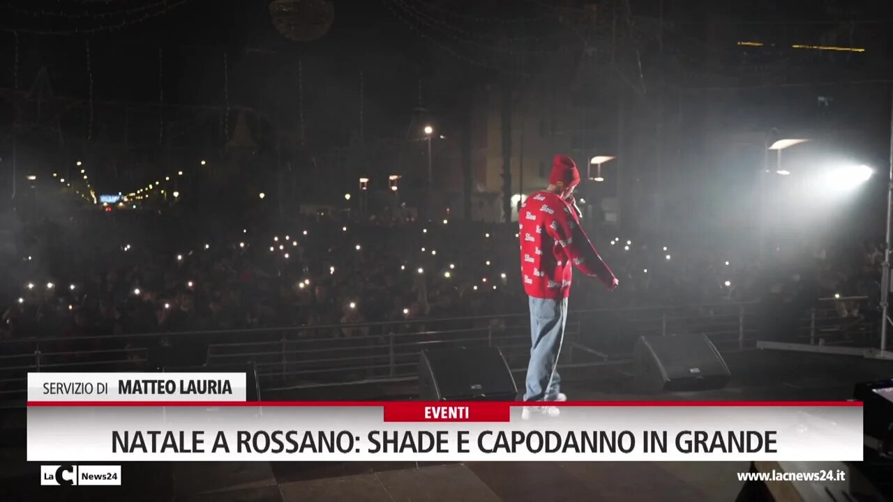 Natale a Rossano: Shade e capodanno in grande