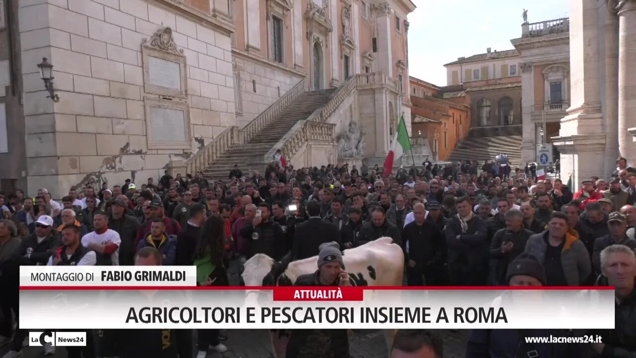 Agricoltori e pescatori insieme a Roma