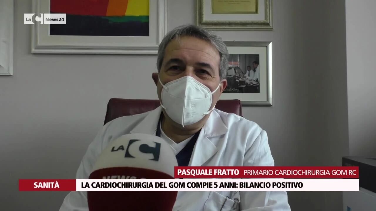 La cardiochirurgia del Gom compie 5 anni: bilancio positivo