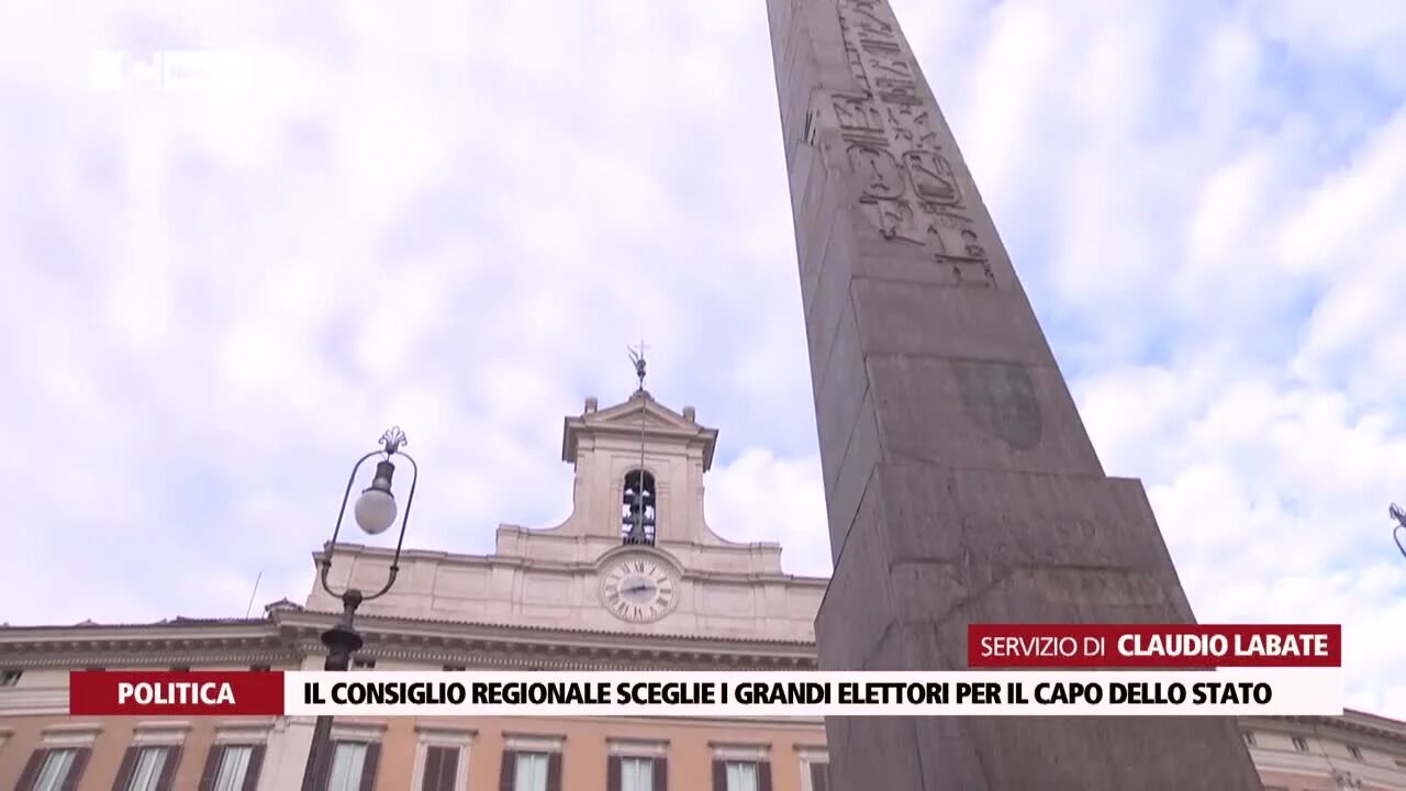 Il Consiglio regionale sceglie i grandi elettori per il Capo dello Stato