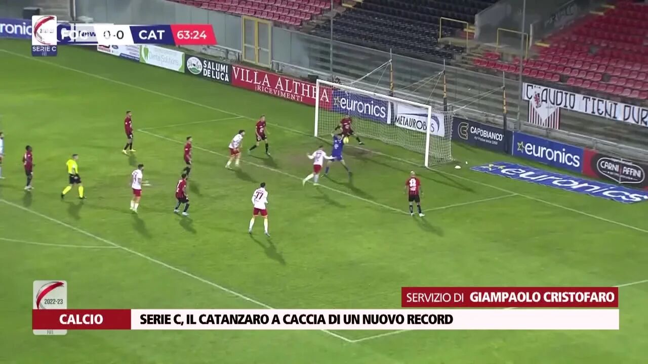 Serie C, il Catanzaro a caccia di un nuovo record