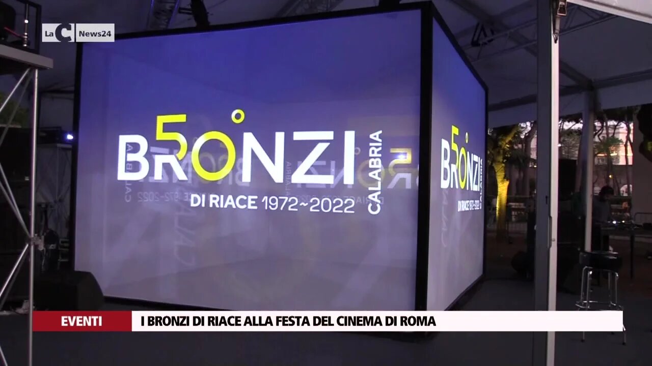 I Bronzi di Riace alla Festa del Cinema di Roma