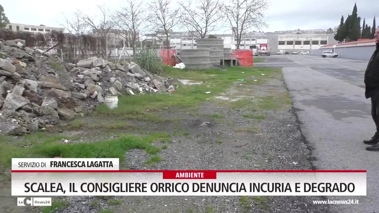 Scalea, il consigliere Orrico denuncia incuria e degrado