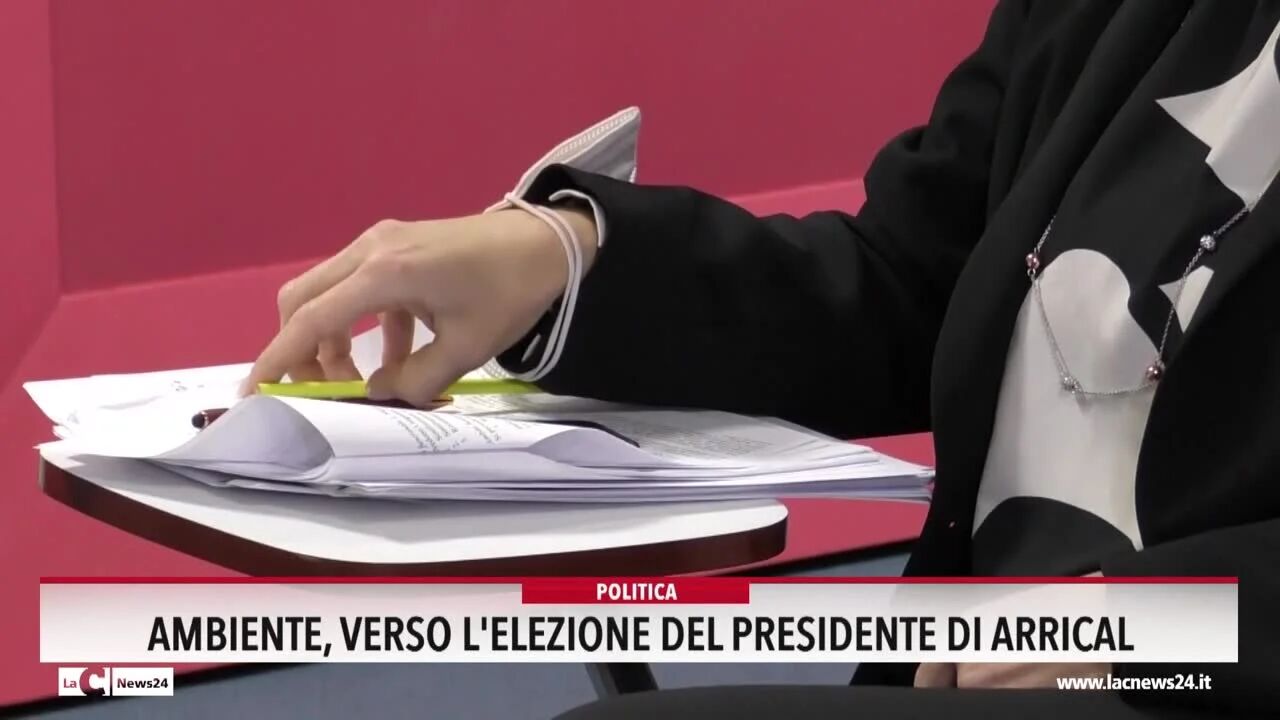 Ambiente, verso l'elezione del presidente di Arrical