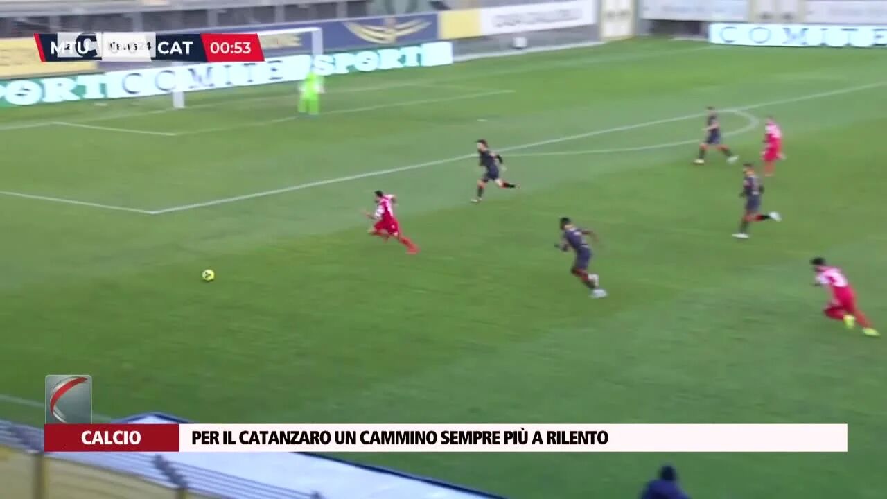 Per il Catanzaro un cammino sempre più a rilento