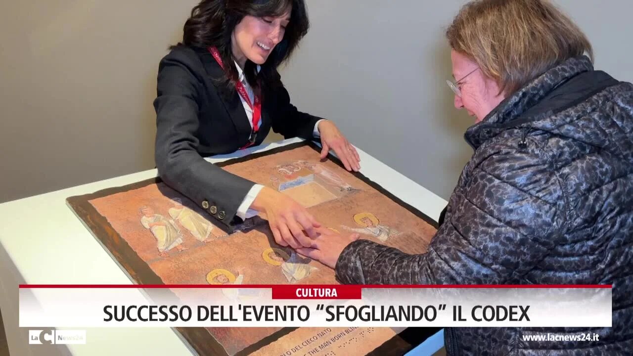 Successo dell'evento “sfogliando” il Codex