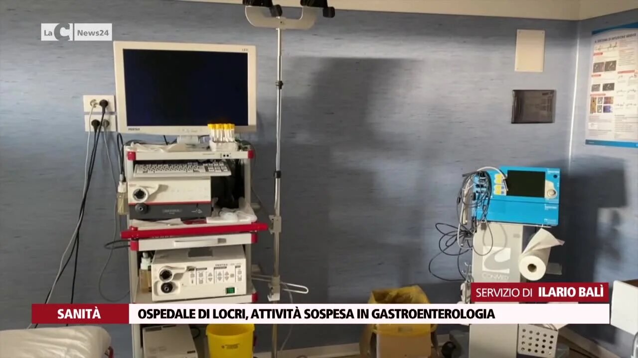 Ospedale di Locri, attività sospesa in gastroenterologia