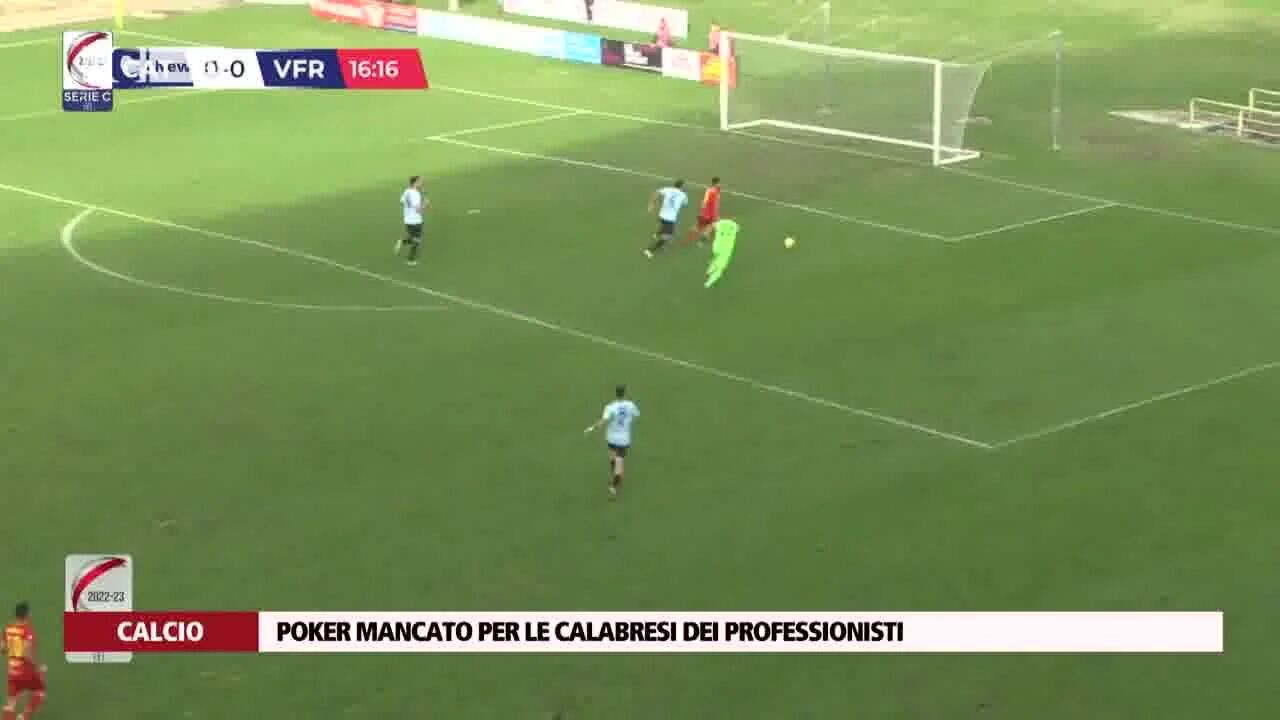 Poker mancato per le calabresi dei professionisti