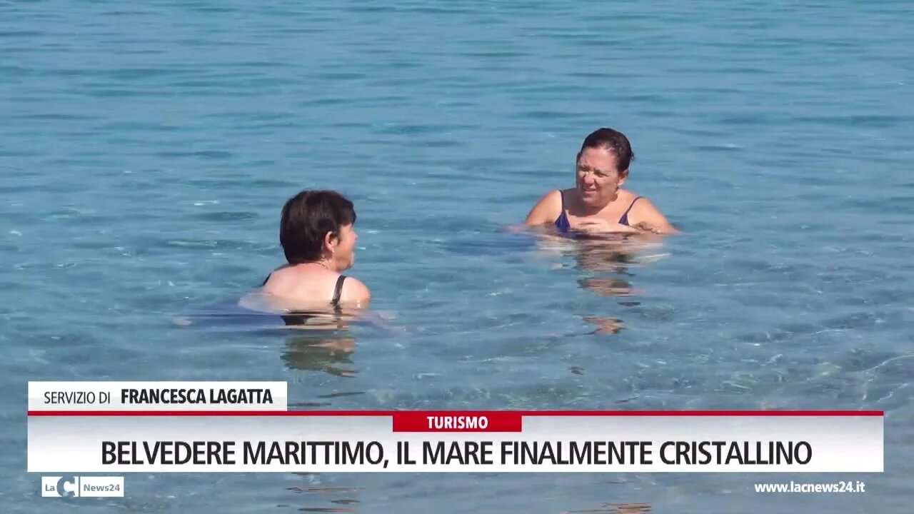 Belvedere Marittimo, il mare finalmente cristallino