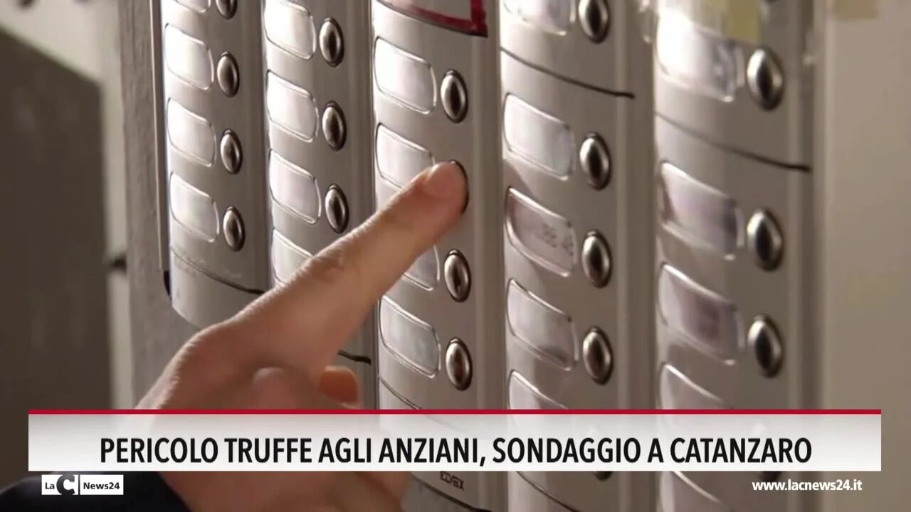 Pericolo truffe agli anziani, sondaggio a Catanzaro