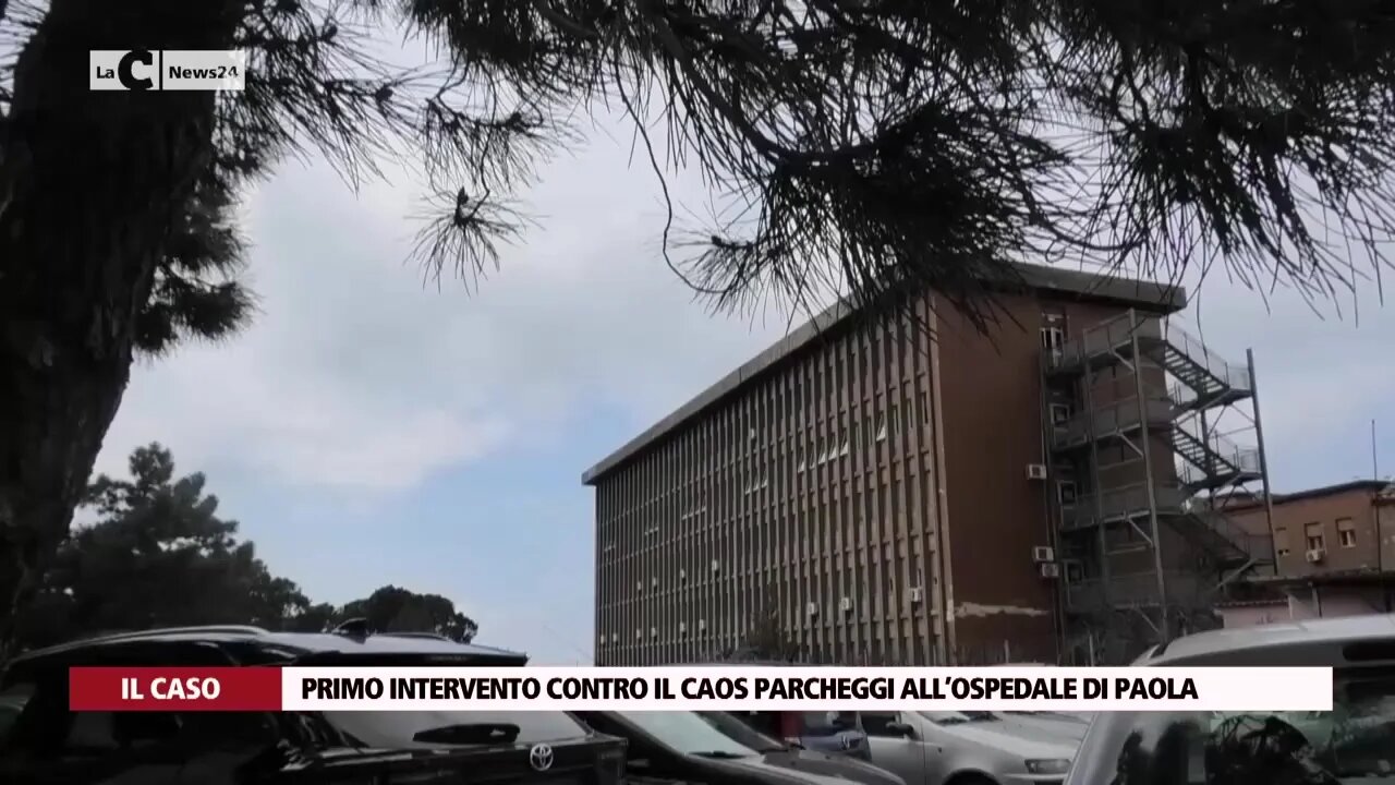 Ospedale Paola, realizzato un nuovo parcheggio da 60 posti davanti all’ingresso principale