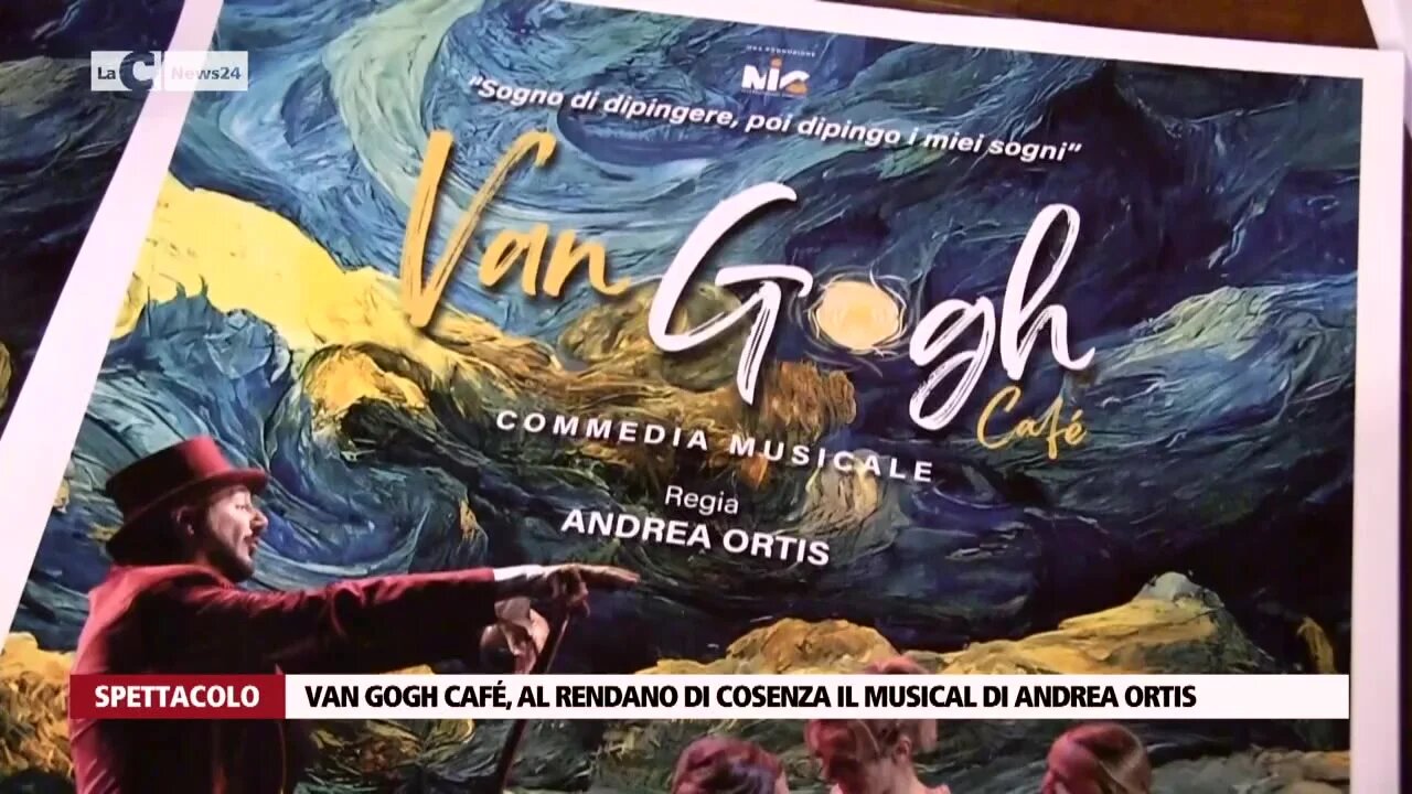 Van Gogh Café, al Rendano di Cosenza il musical di Andrea Ortis