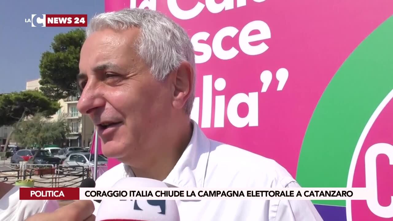Coraggio Italia chiude la campagna elettorale a Catanzaro