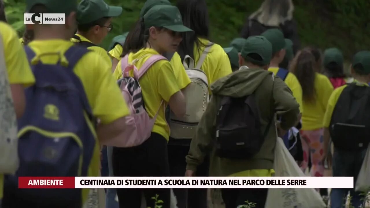 Centinaia di studenti a scuola di natura nel Parco delle Serre