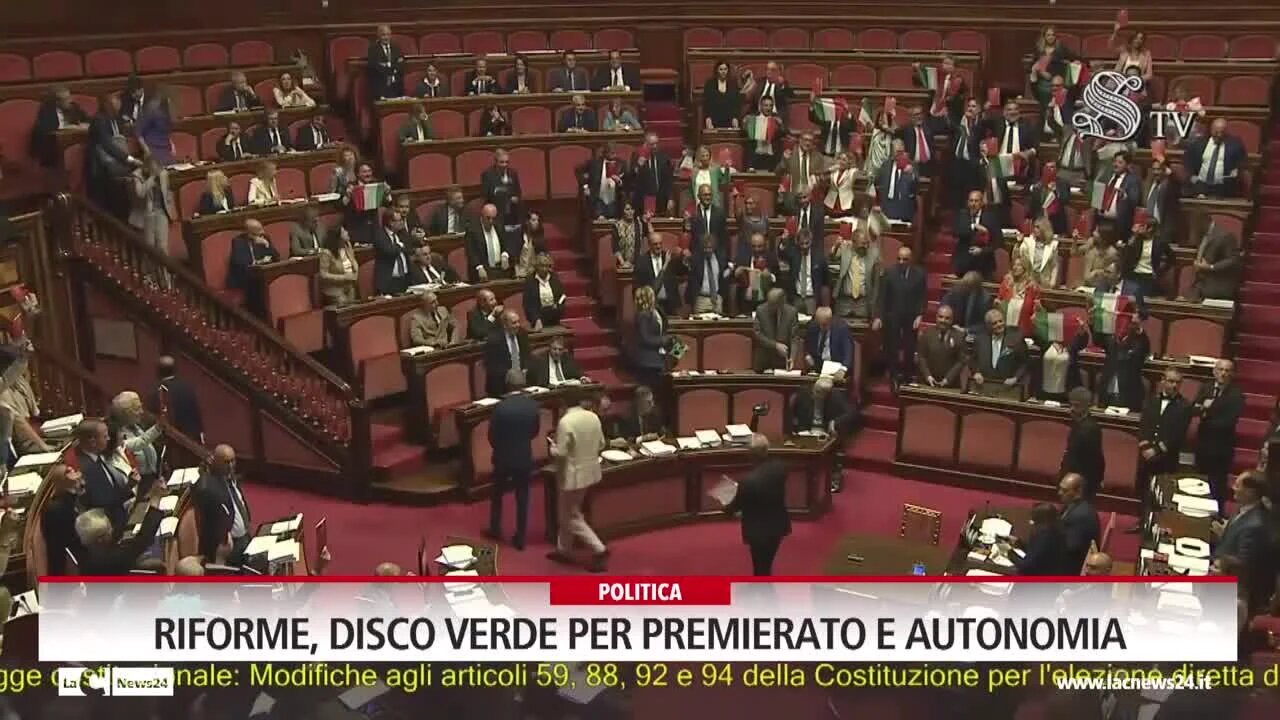 Riforme, disco verde per premierato e autonomia