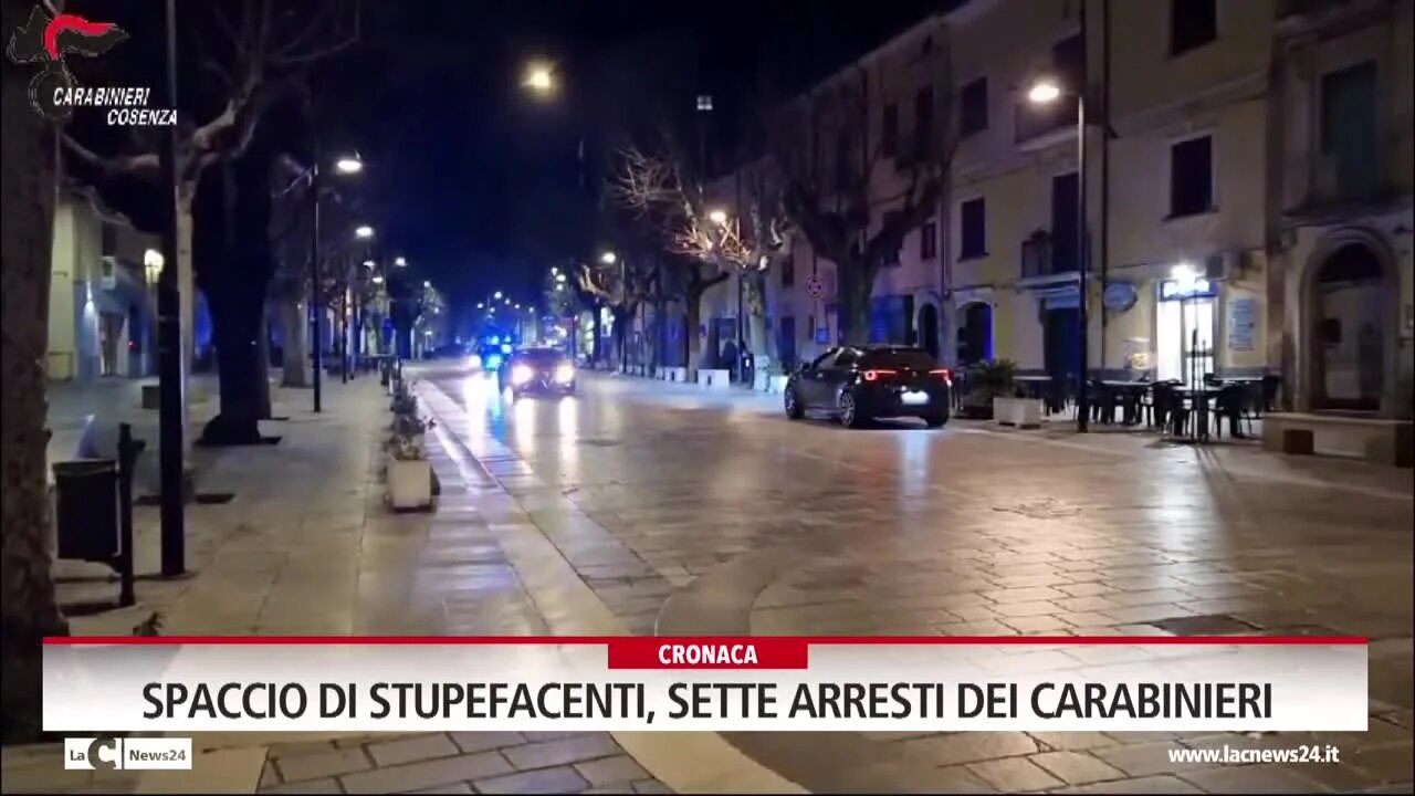 Spaccio di stupefacenti, sette arresti dei carabinieri