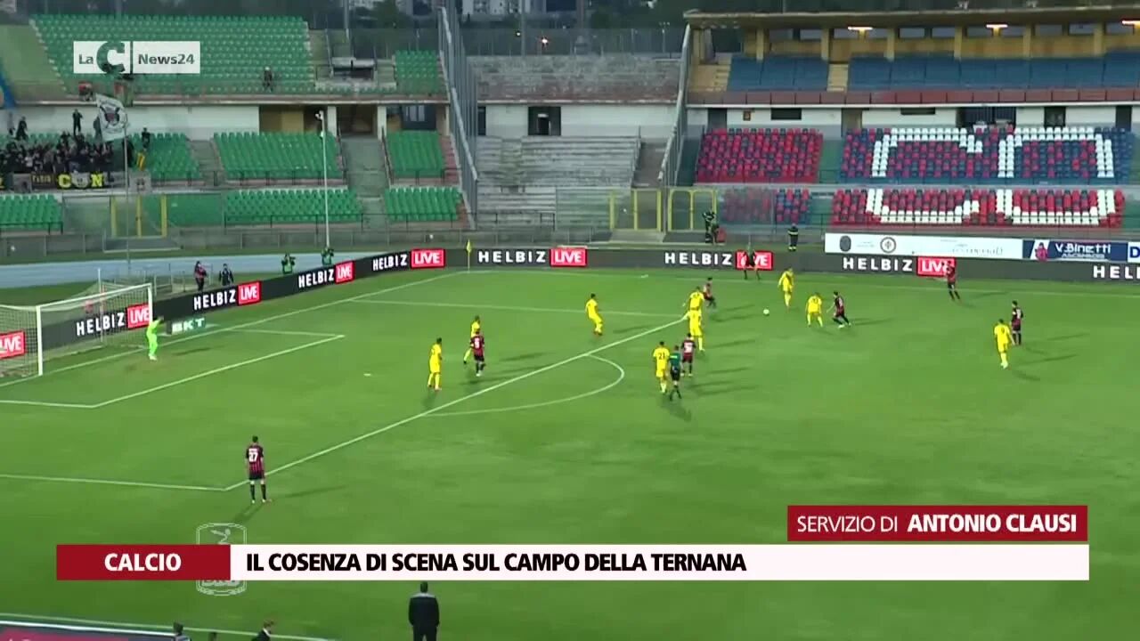 Il Cosenza di scena sul campo della Ternana