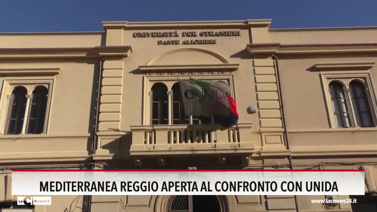 Mediterranea Reggio aperta al confronto con Unida