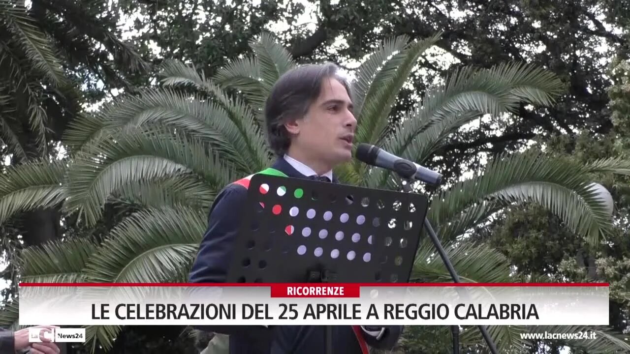 Le celebrazioni del 25 Aprile a Reggio Calabria