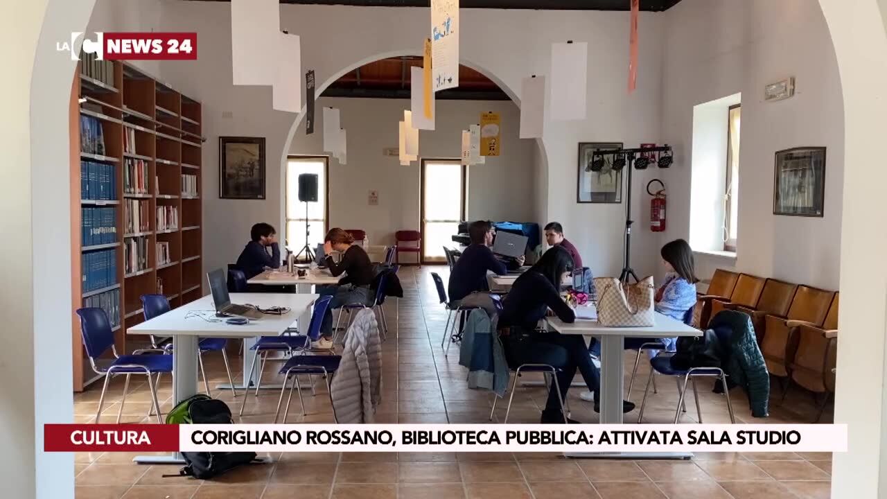 Corigliano Rossano, biblioteca pubblica: attivata sala studio