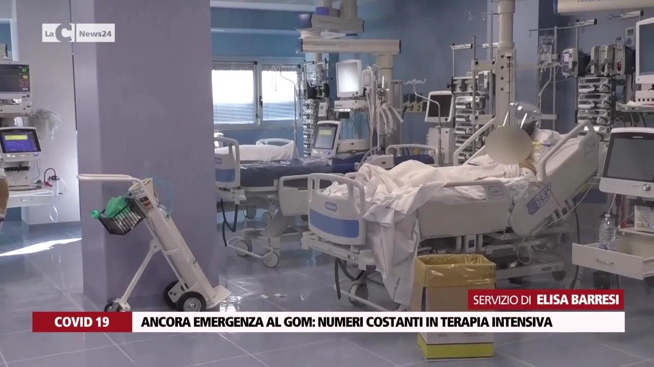 Ancora emergenza al Gom: numeri costanti in terapia intensiva
