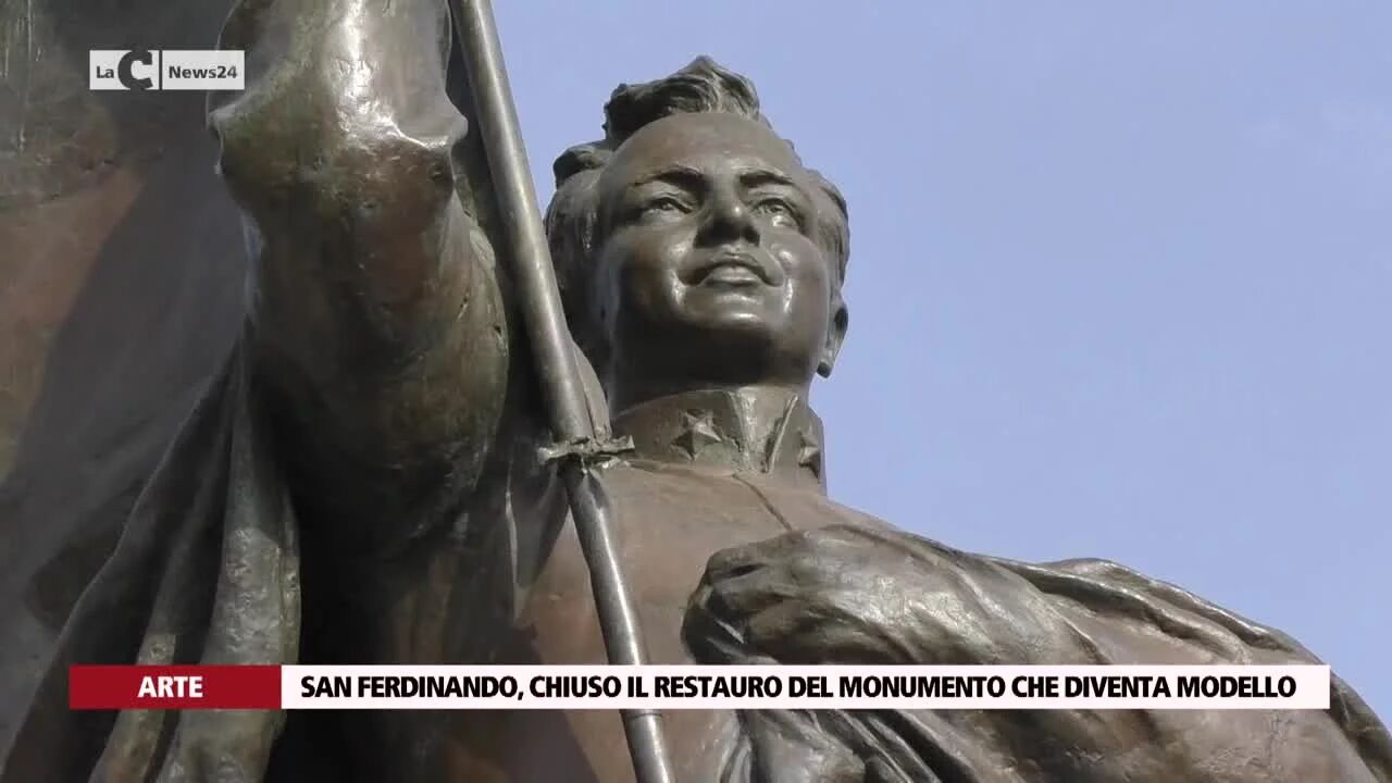San Ferdinando, chiuso il restauro del monumento che diventa modello