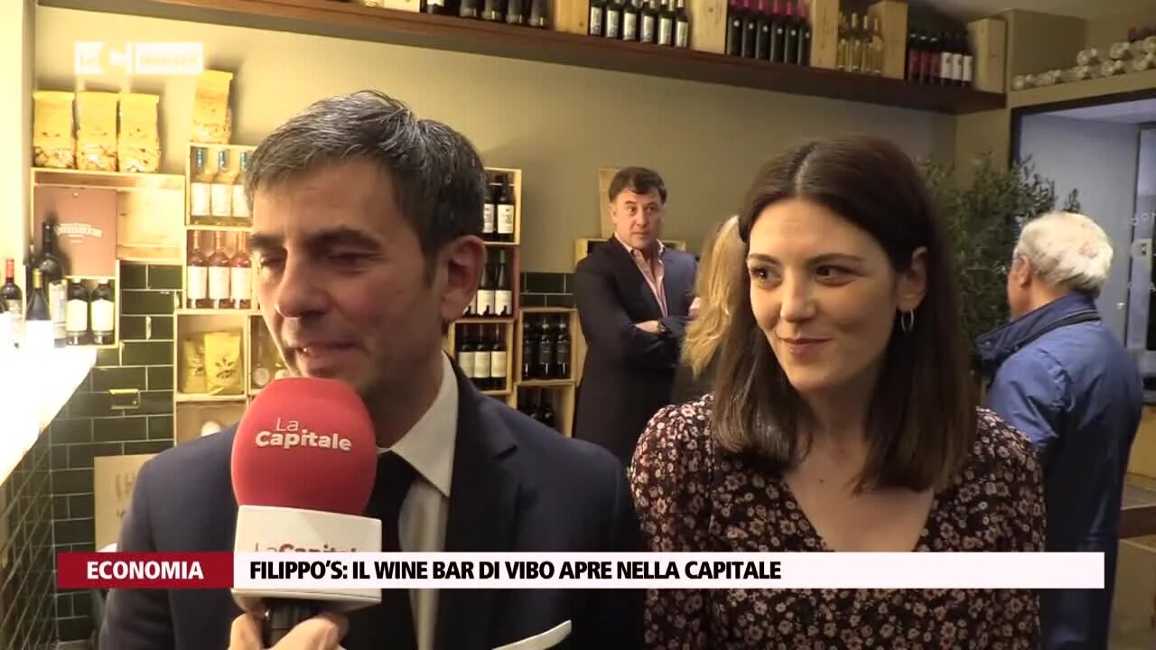 Filippo’s: il wine bar di Vibo apre nella capitale