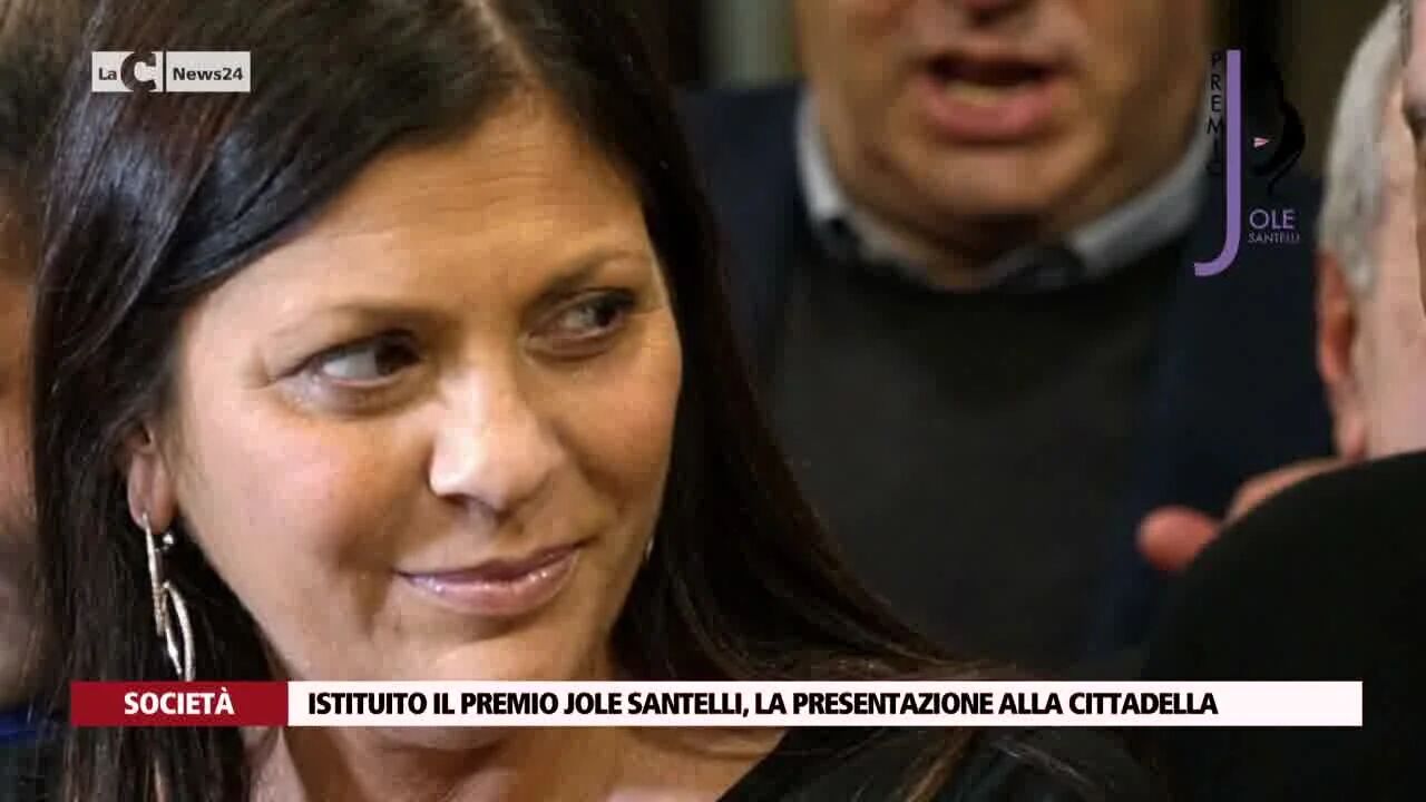 Istituito il Premio Jole Santelli, la presentazione alla Cittadella