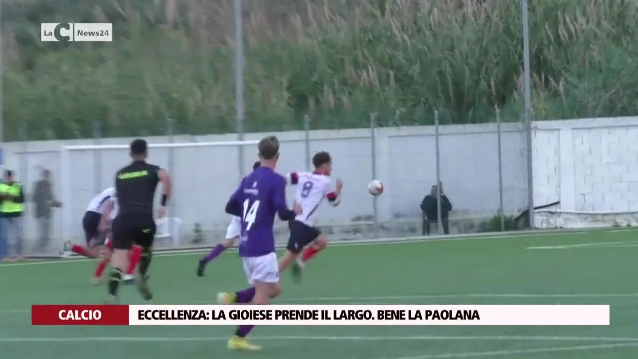 Eccellenza: la Gioiese prende il largo. Bene la Paolana